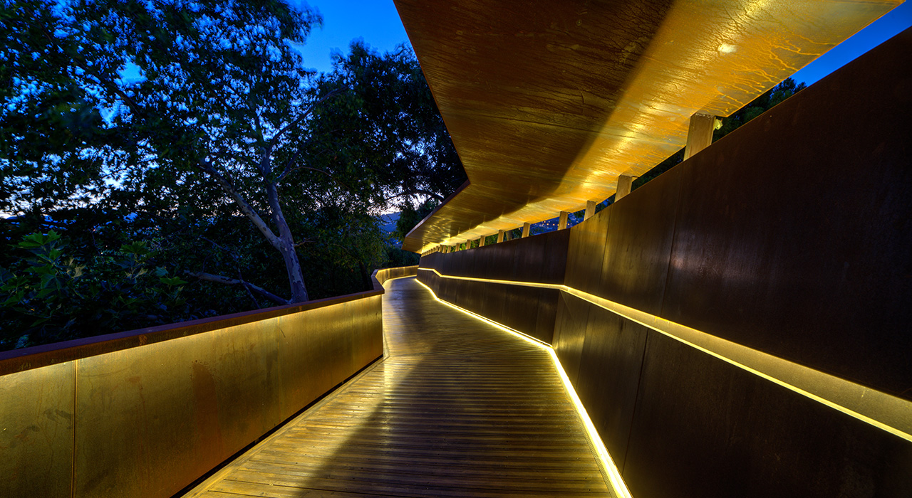 Pasarela Acero corten