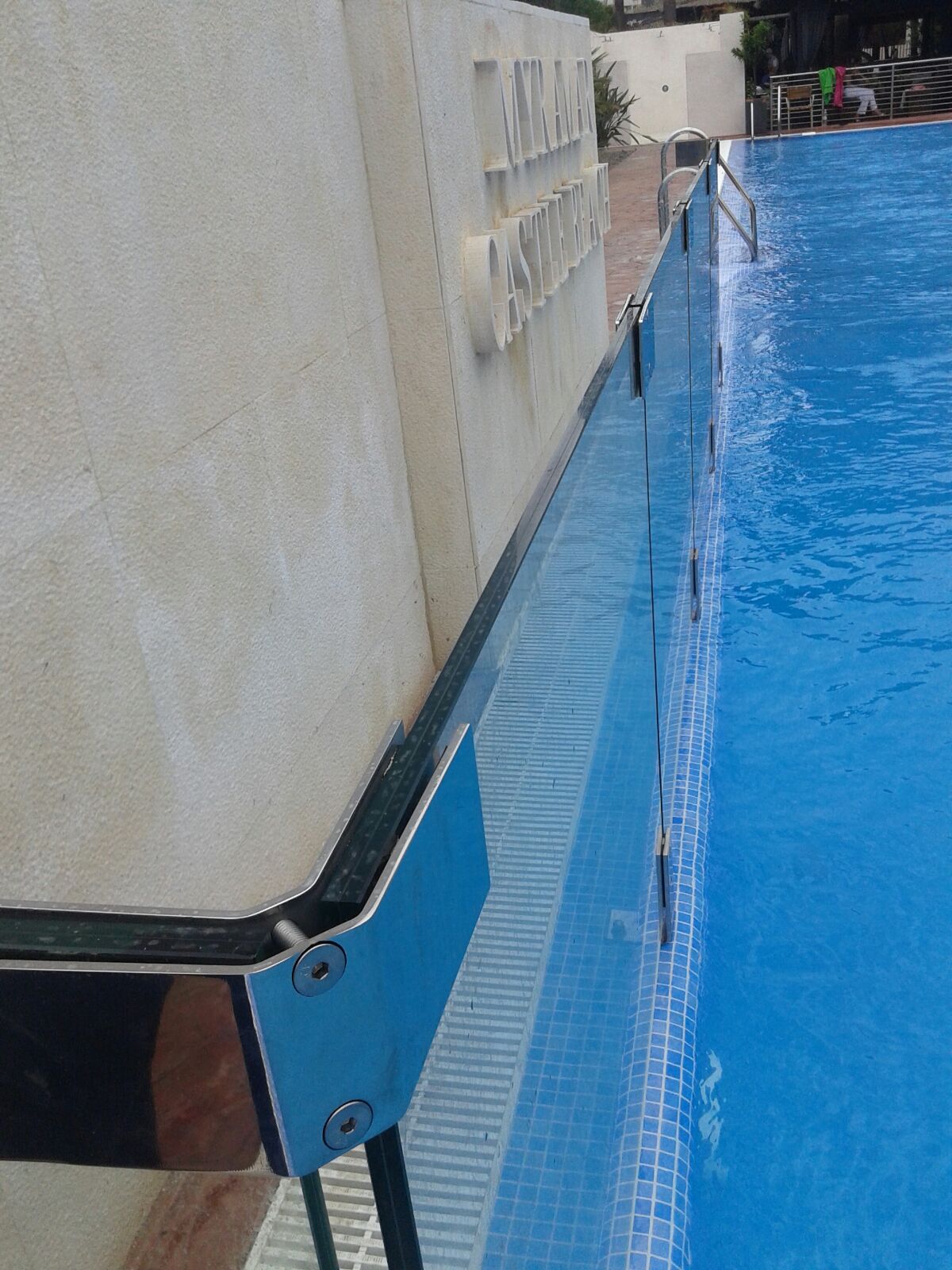 Barandilla piscina acuaticas