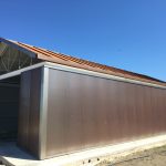 Fachada acero corten em malaga