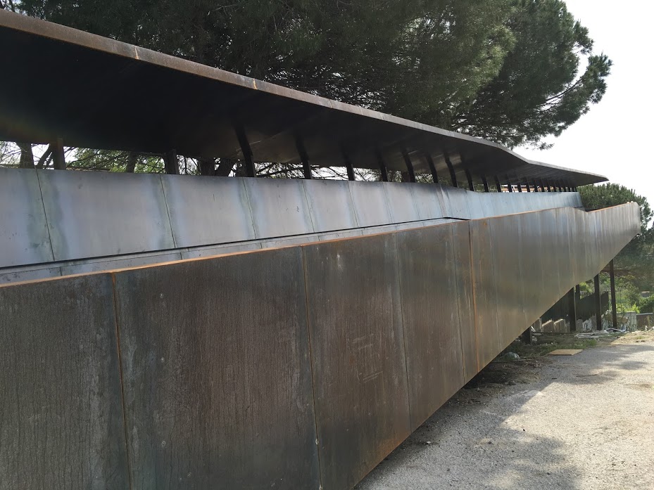 Instalacion acero corten