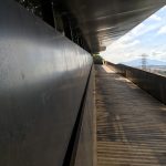 Marquesina acero corten