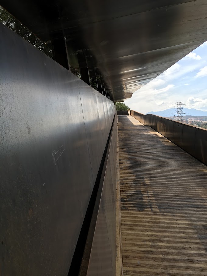 Marquesina acero corten
