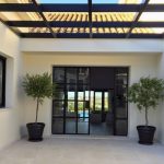 PERGOLA CON CERRAJERIA EN MARBELLA