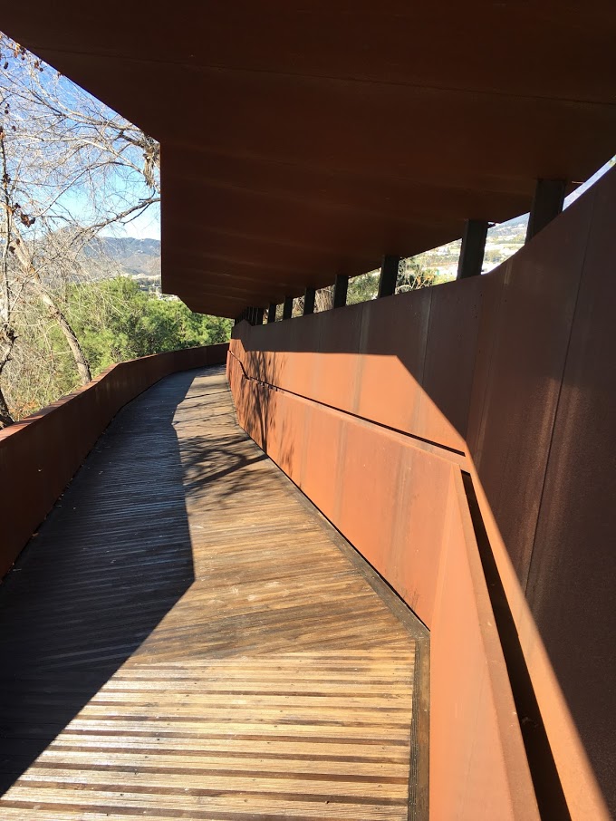 Pasarela de Acero corten
