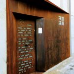 Portal de acero corten en Malaga