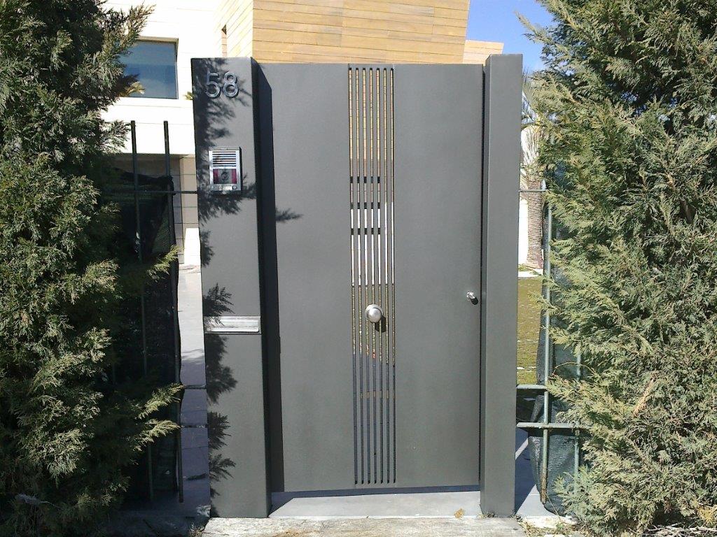 Puertas metalicas decorativa