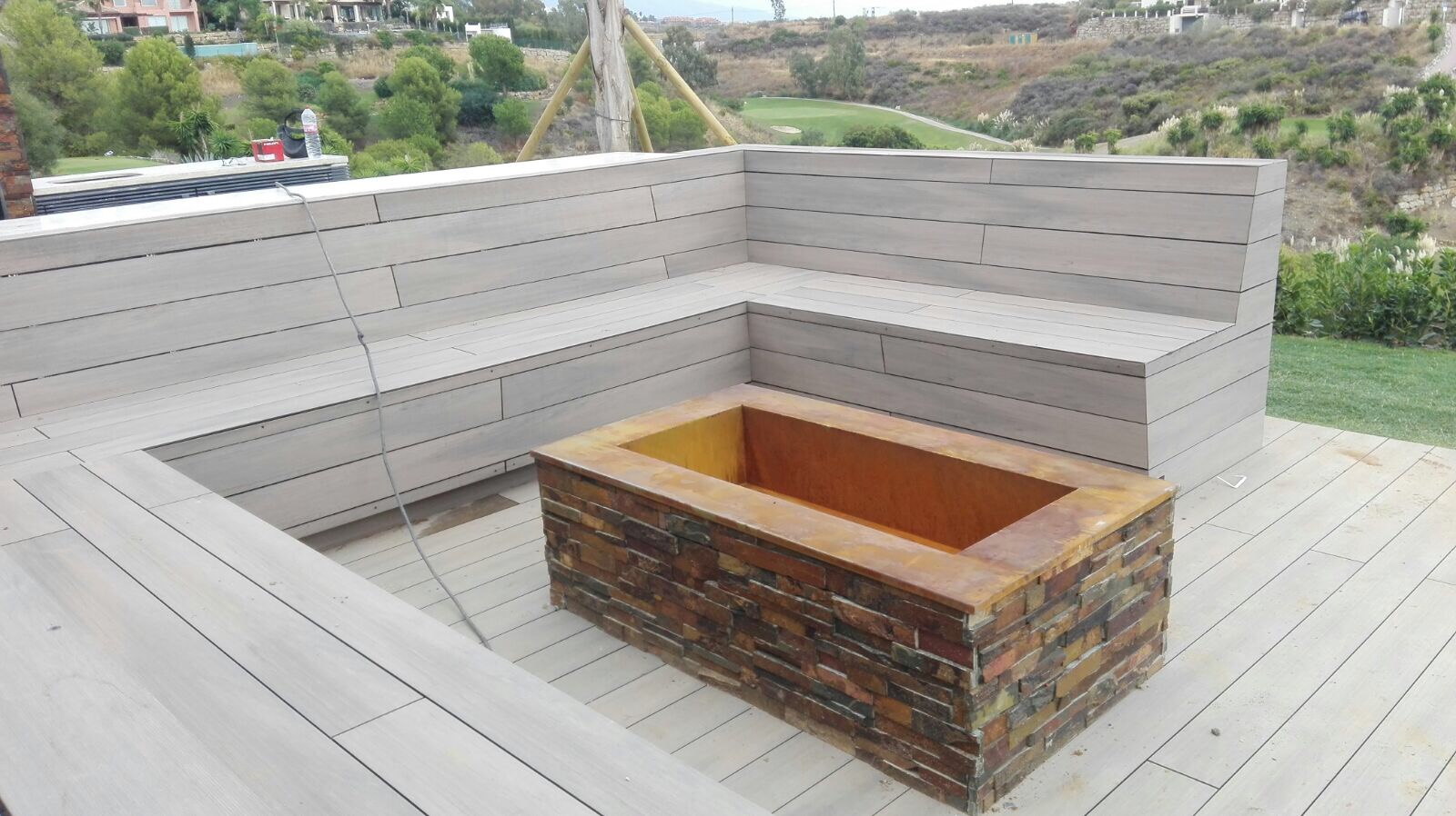 Tapetas de acero corten en marbella