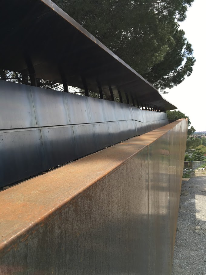 barandilla de Acero corten en malaga