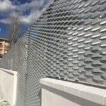 vallas con malla estirada